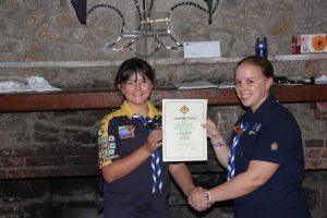 Top award for Cub Scout