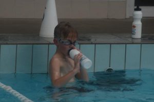 Swimming with charity tide