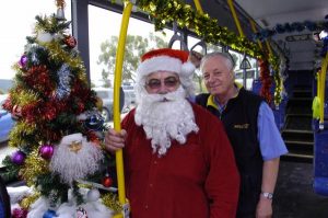 Santa’s on the buses