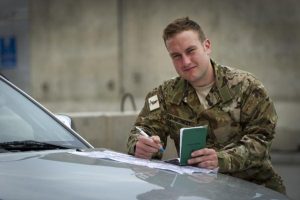 Soldier’s dangerous driving