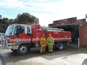 Firefighters’ warm reception