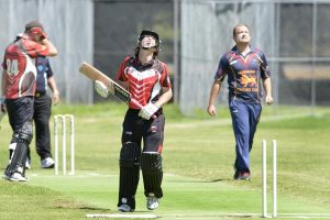 Wheller clean bowled