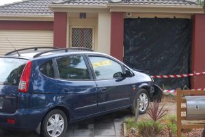 Car crash at home