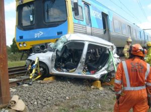 Fight for life after train crash