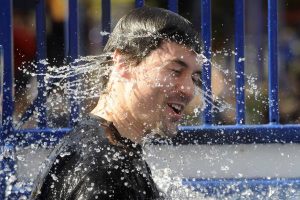 Teacher gets a cash splash
