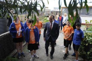 Minister pops in for cubby