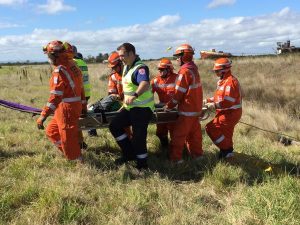Pilot airlifted after crash