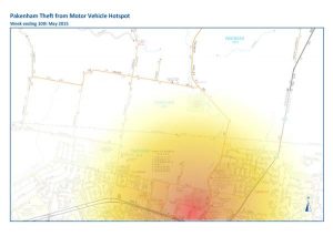 Theft from cars down