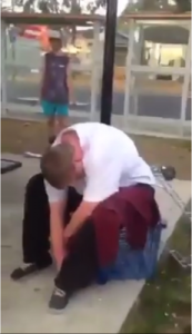 Teen arrested over video assault