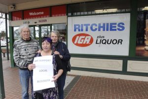 IGA put up shutters