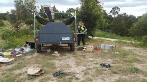 Mick’s work tools nicked