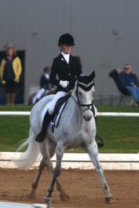 Sophie’s high in the saddle