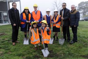 Sod-turning of new facility