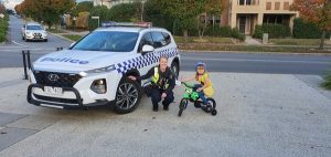 Pulled over and praised