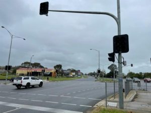 Lights out along Princes Highway