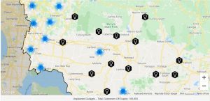 Wild weather leaves thousands without power