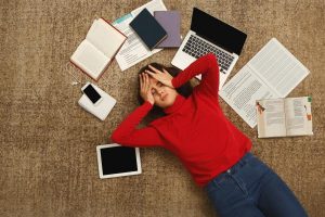 Fighting feelings of stress during exams