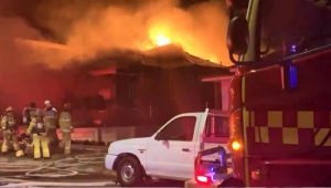 Investigation underway into Officer house fire