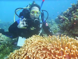 Diving into a sea of passion