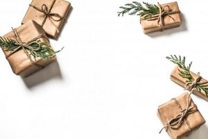Think sustainable with gift wrap
