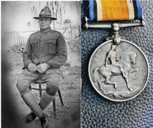 War medal lost in Tynong