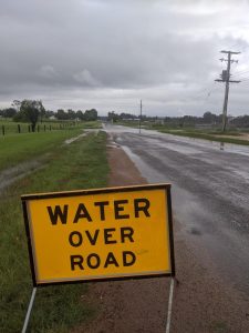 Slow down in wet weather