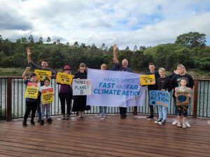Climate change protest in Pakenham