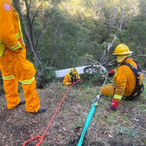 Cardinia woman in embankment crash