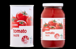 Coles recalls tomato paste