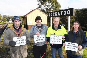 Residents calling on Puffing Billy Railway to rebuild the Cockatoo Railway Station