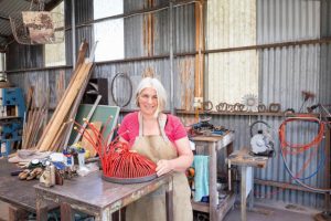 Celebrating Drouin’s new sculpture