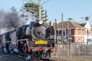 Snow Train chugs through Pakenham