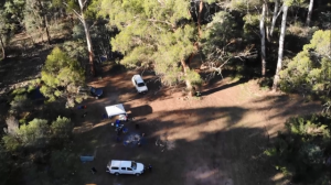 Witness saw drone over campsite