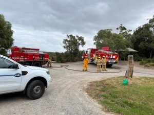 Suspicious car fire causes toxic smoke