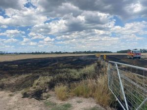 Scrubfire sparks community warning