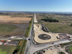 Ballarto Rd roundabout underway