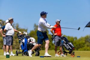Locals took a swing for charity