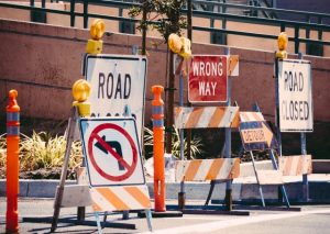 Roadworks for Brunt Road