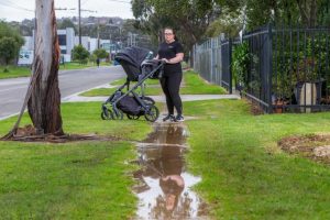 Footpath failure