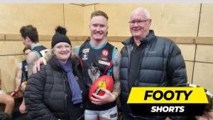 Gardiner family celebrate 100 goals together