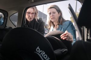 Check child car restraints