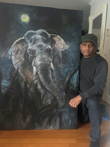 Help elephants with art