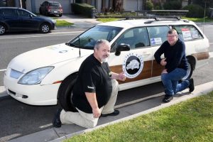 Shitbox adventure for cancer research