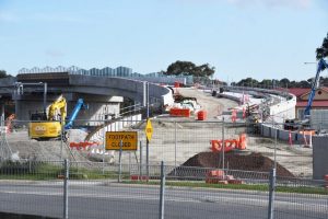 Making way for a new road bridge in Beaconsfield