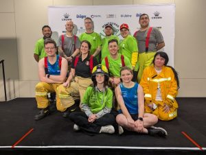 Dizzying heights for local firies