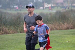 Boy is ready to run