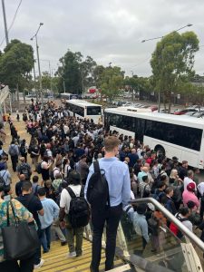 Trains resume after vandalism disruption