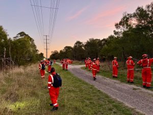 Local SES train search and rescue
