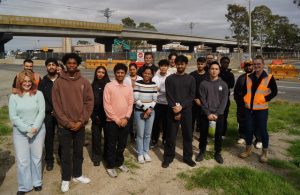 Young engineers visit Big Build