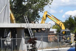 Demolished hub recycled